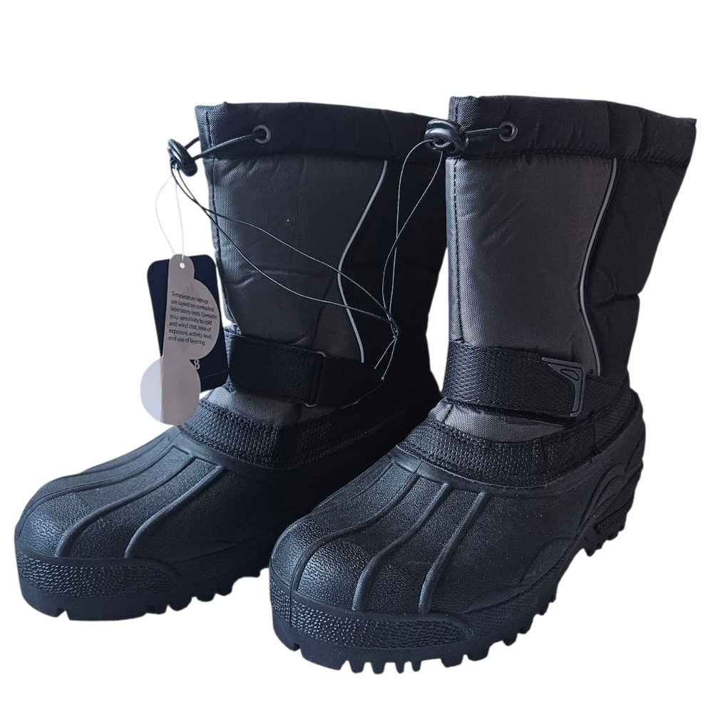 NWT Georges Men's Essential Winter Boots Black Size 8